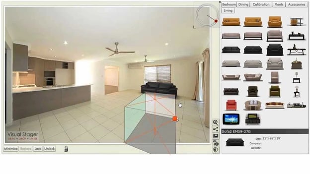 Virtual Home Staging Software VisualStager