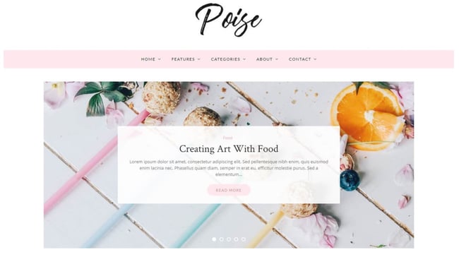 best WordPress themes for writers, poise