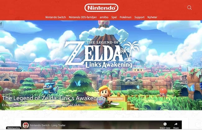 best cms systems nintendo example