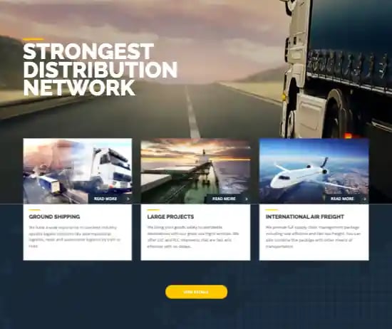 Trucking - WordPress logistics and transportation themes