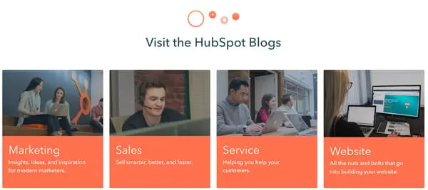 HubSpot Blog Category example
