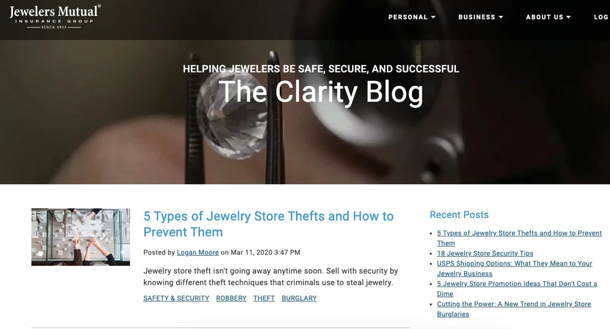 The Clarity Blog Homepage