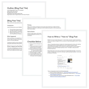 blog post templates for google docs