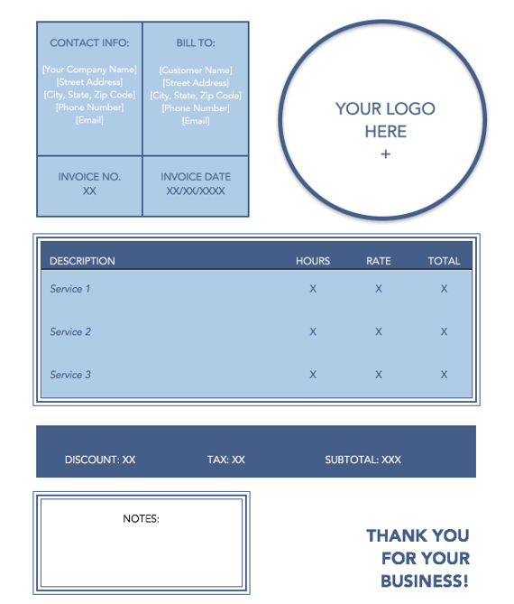 Example Invoice Template from blog.hubspot.com