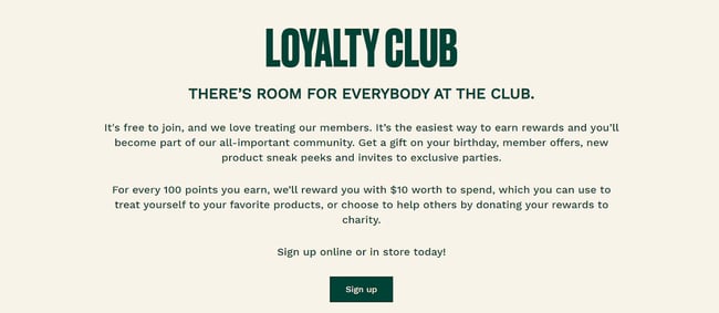 Best customer loyalty programs: The Body shop