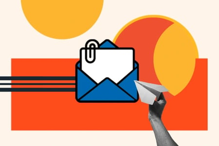 Boost your email list graphic with an email icon and colorful images
