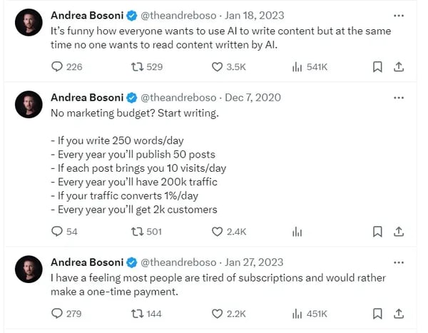 Andrea Bosoni’s posts on X