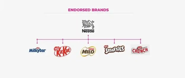 brand architecture example: endorsed brands