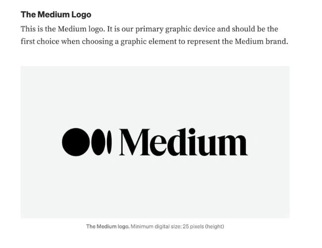 medium logo usage guidelines