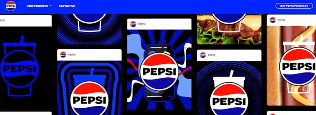branded search example, Pepsi