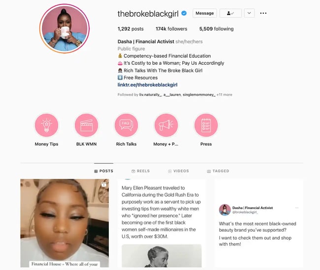 Best Brands on Instagram: The Broke Black Girl