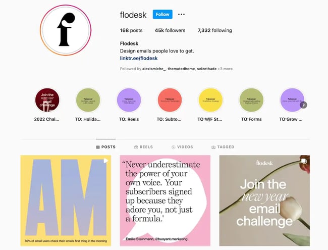 Best Brands on Instagram: Flodesk