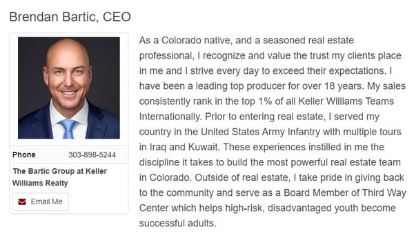 brendan bartic realtor bio