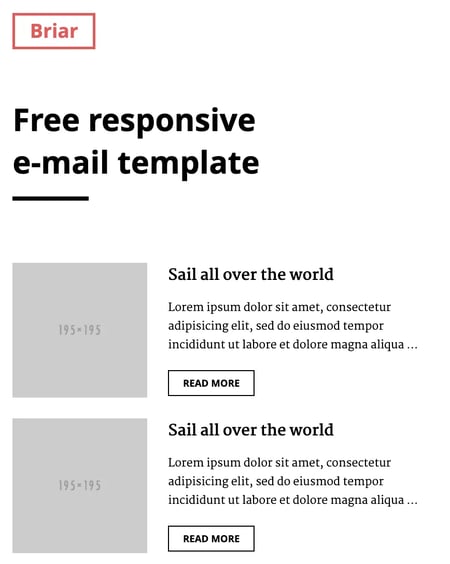 email newsletter templates: Briar by SliceJack