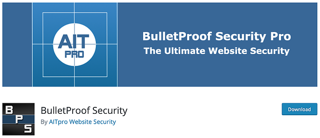 Best WordPress Security Scanners: BulletProof Security