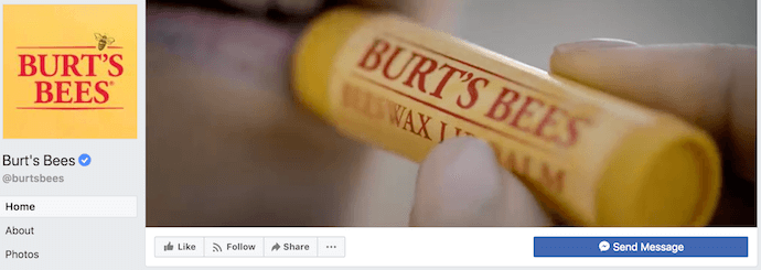 burt's-bees-facebook-business-page