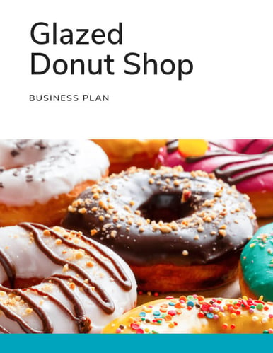business plan example cover page for glazed donut shop