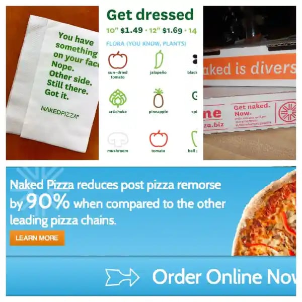 15 businesses with stellar branding consistency: naked pizza