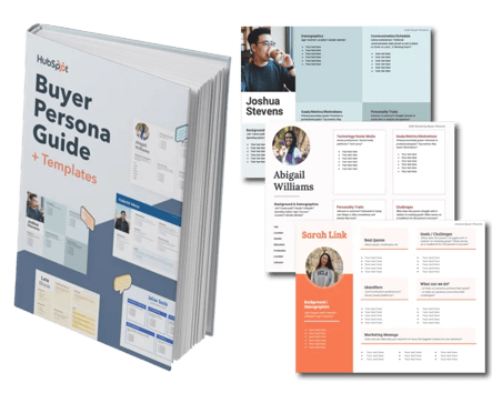 buyer persona templates graphic