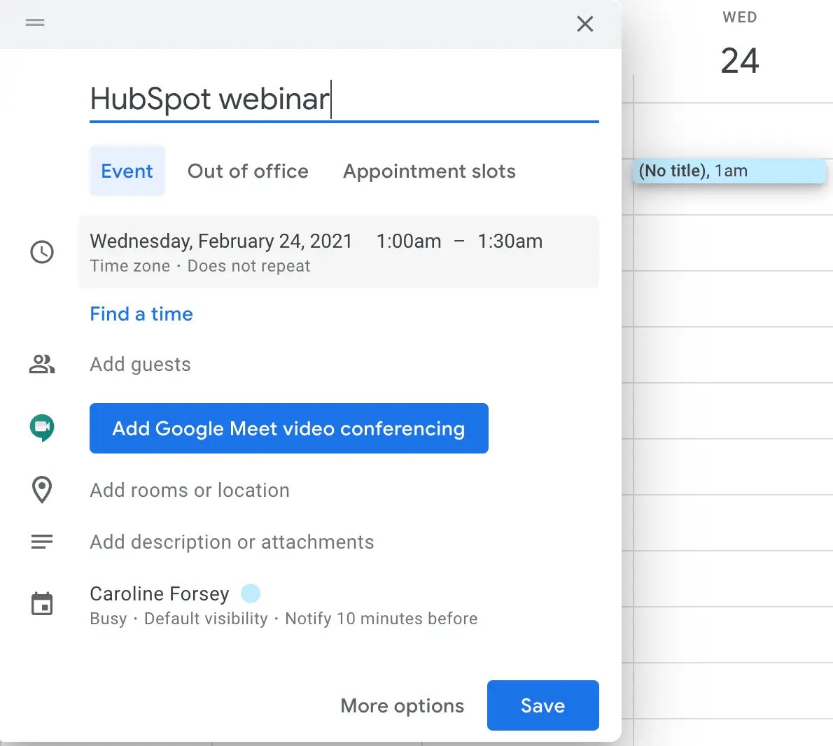 Learn how to Ship a Calendar Invite with Google Calendar Apple