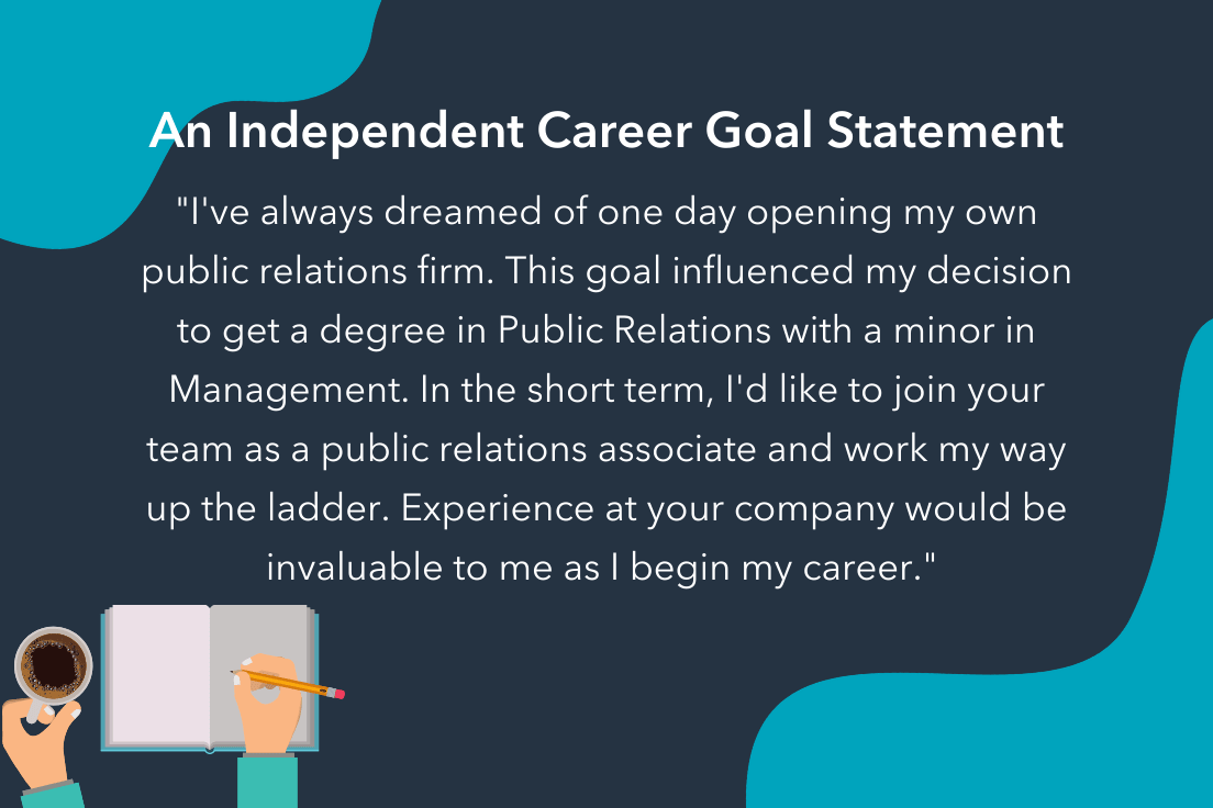 career goals statement example for business owner