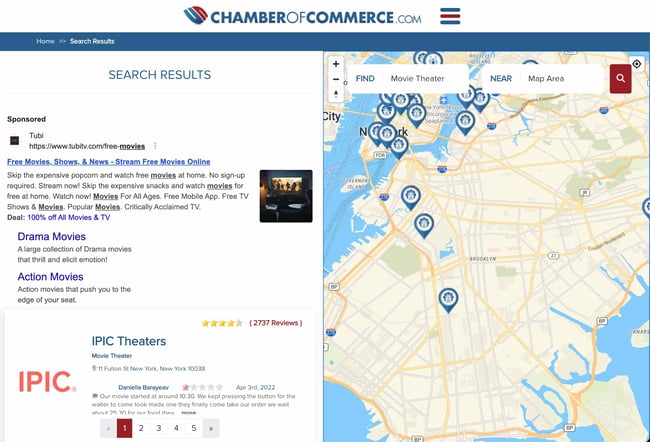online business directory: chamber of commerce