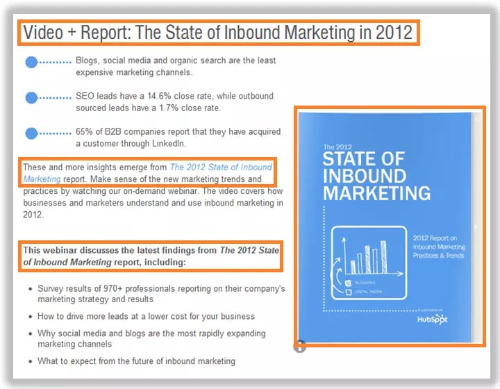 state of inbound marketing 2012