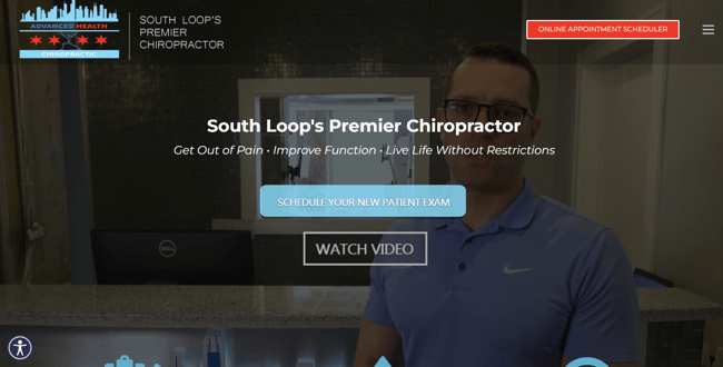 chiropractor-website-south-loop