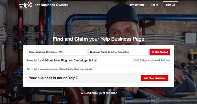 claim business yelp