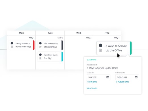 clearvoice editorial calendar