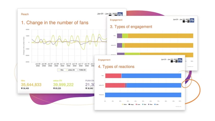 client reporting tools: Sotrender report example
