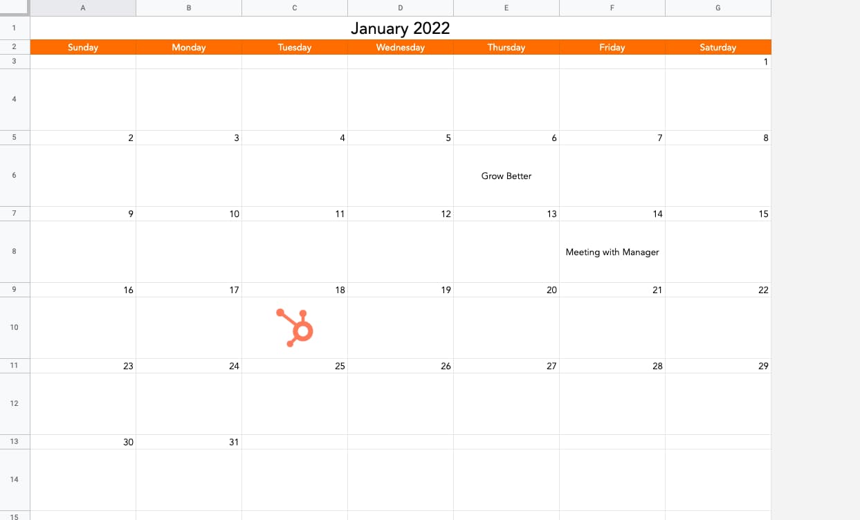 completed google sheets calendar.jpg?width=1243&name=completed google sheets calendar - How to (Easily) Make Perfect Content Calendars in Google Sheets