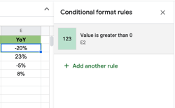 conditional formatting step 5