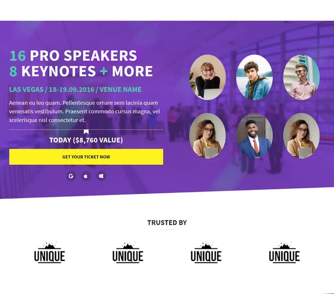 Open Even wordpress conference theme