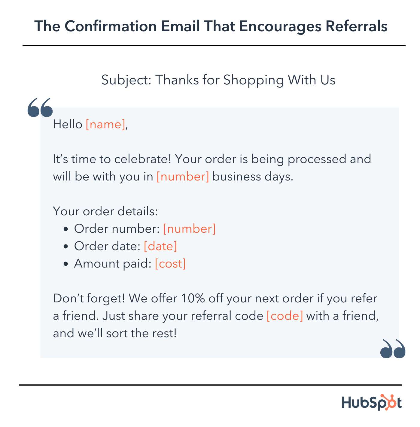 How To Send Effective Order Confirmation Emails [Examples + Template ...