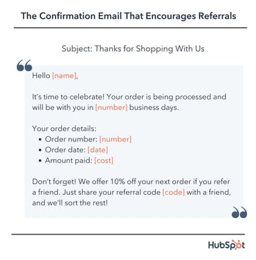 How to Send Effective Order Confirmation Emails [Examples + Template]