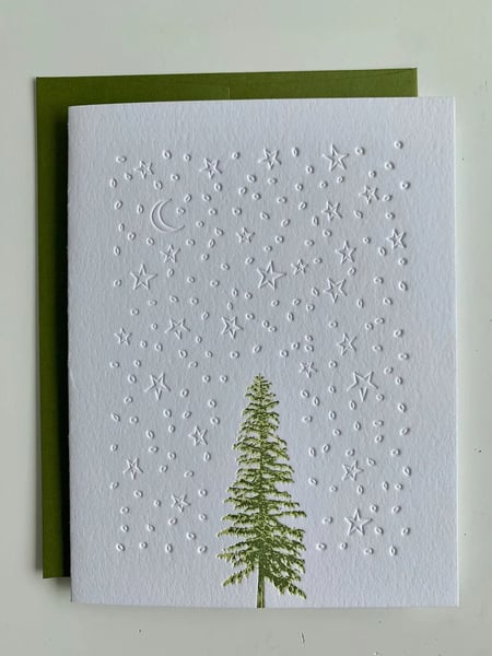 holiday card messages for customers and clients, example card from ConiferCo