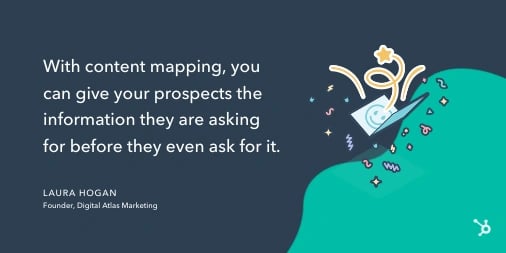 Content mapping tip from Laura Hogan