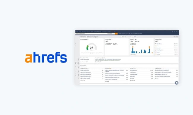 Content Marketing Tools: Ahrefs