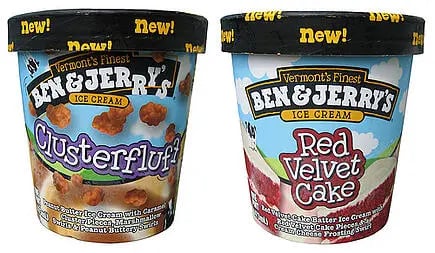 marketing optimization image showing two pints of ben & jerry's ice cream