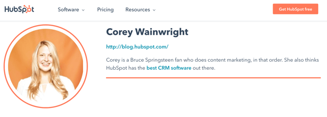 Short professional bio examples: Corey Wainwright