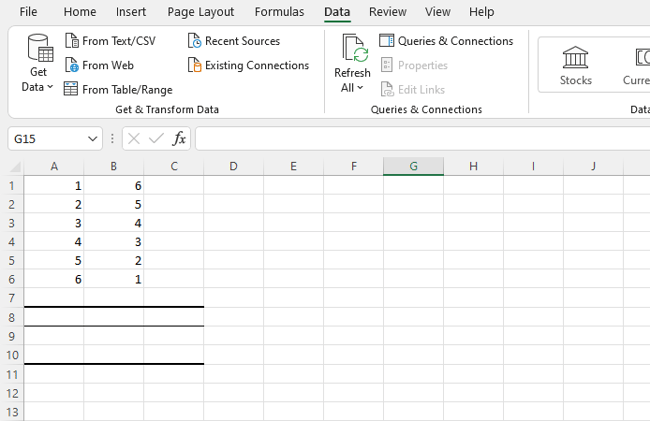 how to calculate correlation coefficient in excel: open excel