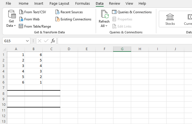 how to calculate correlation coefficient in excel: open excel