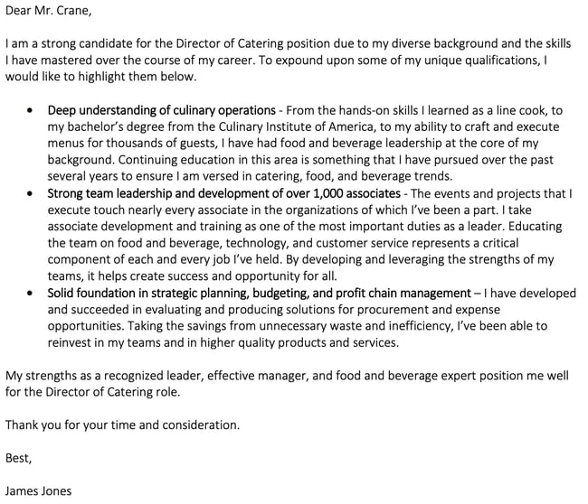 strong cover letter introduction