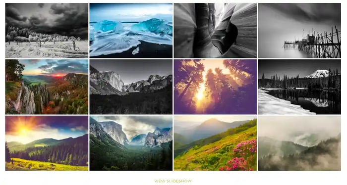 Display gallery of thumbnails via NextGen gallery plugin 