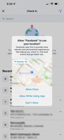 how to create a custom location on instagram step 3