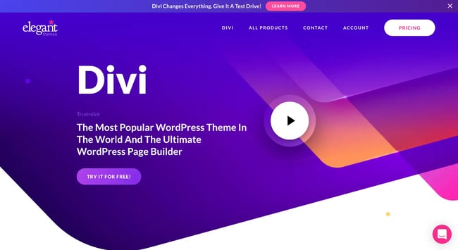 Plugins to Build a Landing Page in WordPress: Divi