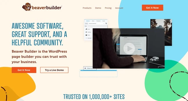 Plugins to Build a Landing Page in WordPress: Beaver Builder