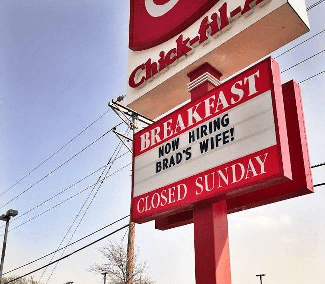 crisis management example: Cracker Barrel and Chick-Fil-A