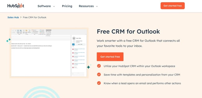 HubSpot CRM for Outlook.